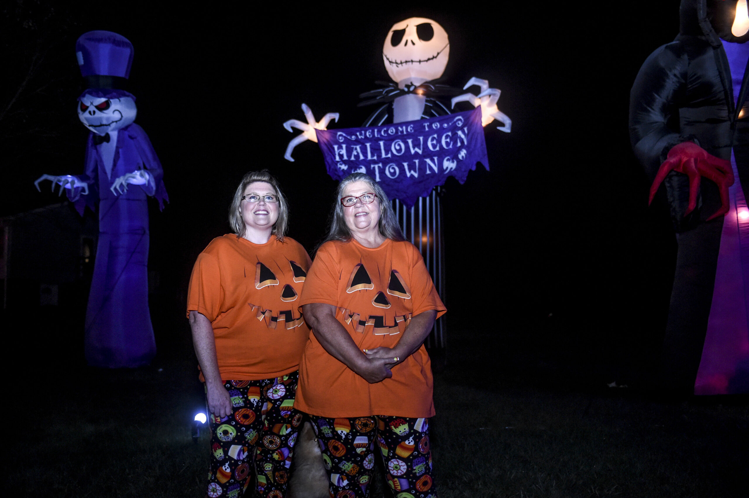 Inflatable Halloween Town is a spooky sight to see